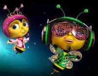 Spellathon uses interactive games featuring animated bees.