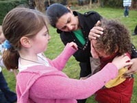 Staff should seek to calm things down before considering restraint, say children.