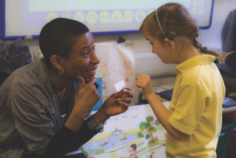 Helping deaf pupils to learn