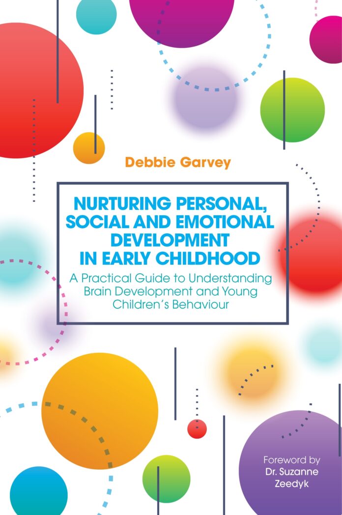 the cover of the discussed book, featuring brightly coloured circles