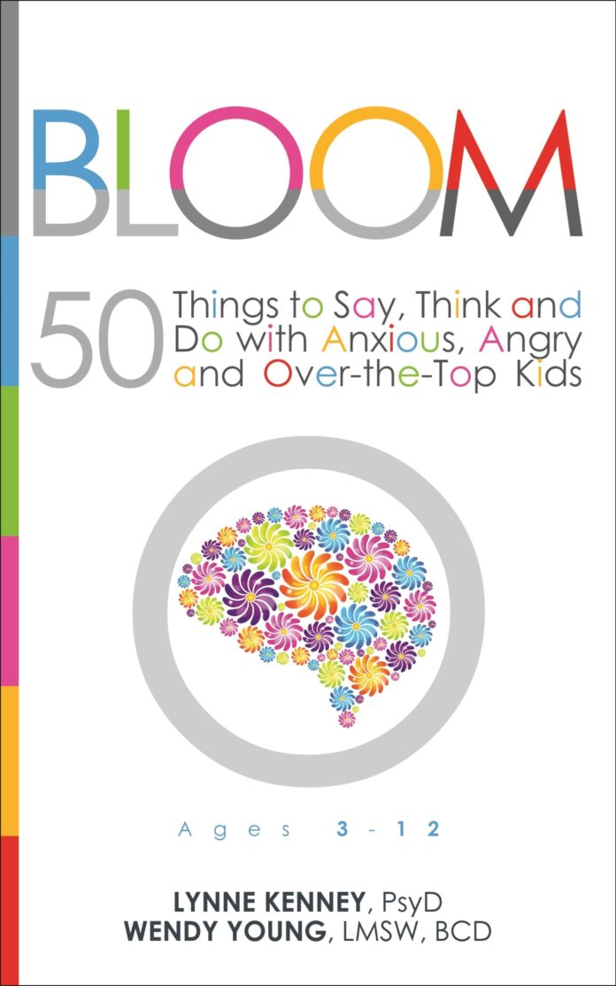 the cover of 'bloom', featuring a brain made of flowers