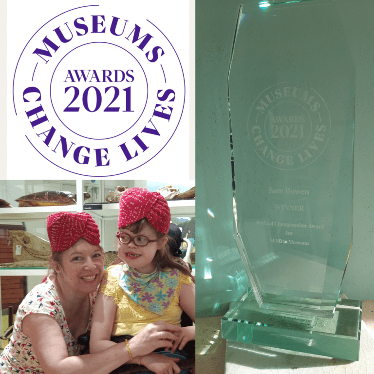 Special Needs Mum defies the odds and wins the Radical Changemaker Award for museums in 2021 